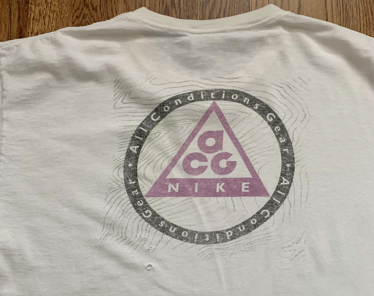 Vintage Nike ACG Trail Logo T Shirt (Size L) — Roots